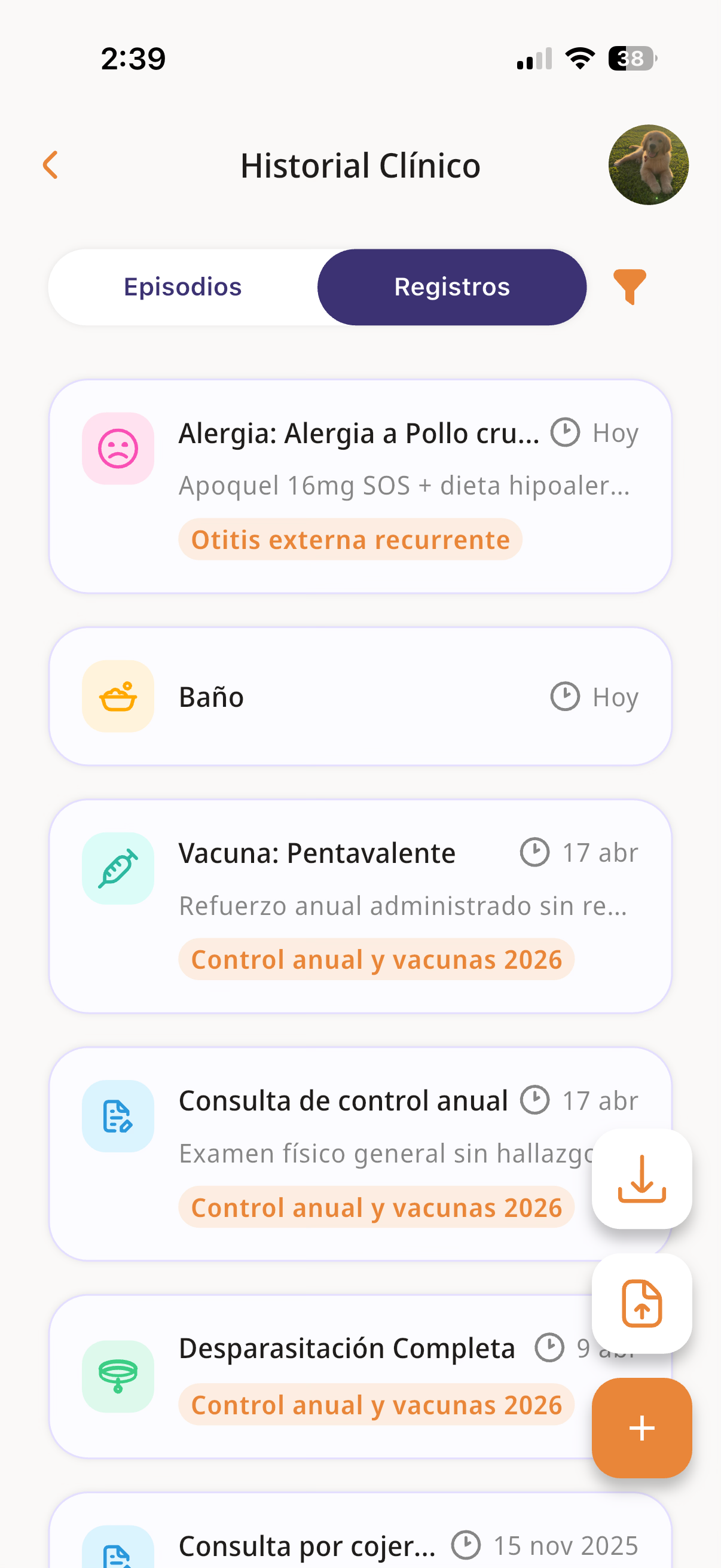 Laboratorios, imágenes y planes de tratamiento.